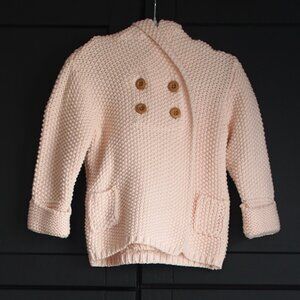 Beba Bean | 100% Cotton Knit Hooded Button-Up Cardigan/Jacket
